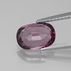 Spinello naturale viola da 2,01 ct, taglio a cuscino, VVS-VS