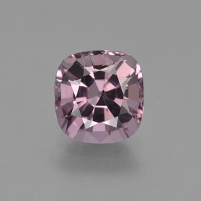 Spinello naturale porpora da 1,67 ct, taglio a cuscino, VS