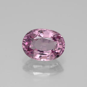 Spinello naturale rosa da 1,61 ct, taglio ovale, VS
