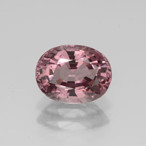 Spinello naturale rosa da 1,77 ct, taglio ovale, VVS