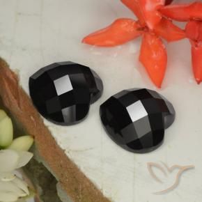 Gemme di Spinello Nero naturale da 14.66 ct, Cuore, Opaco