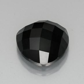 Spinello naturale nero da 11,79 ct, trillion, opaco