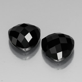 Spinello naturale nero da  ct, trillion, opaco