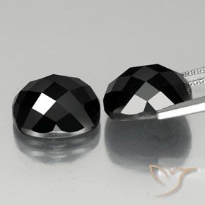 Gemme di Spinello Nero naturale da 14.55 ct, Cuscino, Opaco