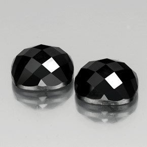 Gemme di Spinello Nero naturale da 15.03 ct, Taglio a cuscino, Opaco