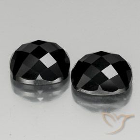 Gemme di Spinello Nero naturale da 14.50 ct, Cuscino, Opaco