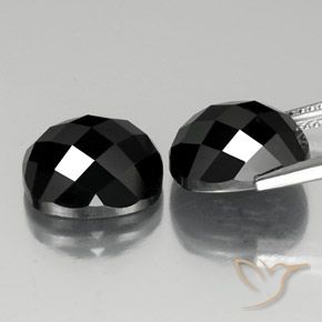 Gemme di Spinello Nero naturale da 14.50 ct, Cuscino, Opaco