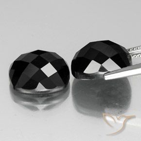 Gemme di Spinello Nero naturale da 15.01 ct, Cuscino, Opaco
