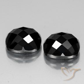 Gemme di Spinello Nero naturale da 14.50 ct, Cuscino, Opaco