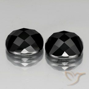 Gemme di Spinello Nero naturale da 14.42 ct, Cuscino, Opaco