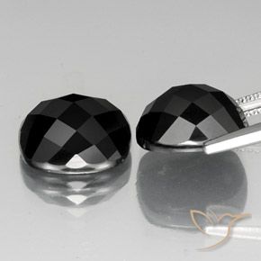 Gemme di Spinello Nero naturale da 14.42 ct, Cuscino, Opaco
