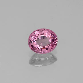 Spinello naturale rosa da 0,56 ct, taglio ovale, VVS-VS