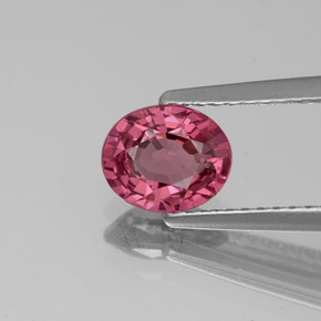 Spinello naturale rosa da 1,03 ct, taglio ovale, VS
