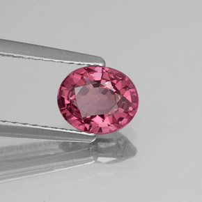 Spinello naturale rosa da 1,03 ct, taglio ovale, VS