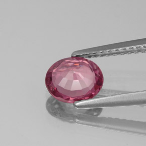 Spinello naturale rosa da 1,03 ct, taglio ovale, VS