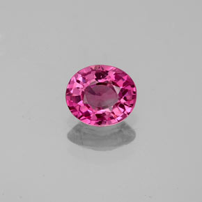 Spinello naturale viola da 0,74 ct, taglio ovale, VS-SI