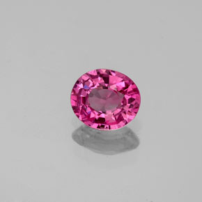 Spinello naturale viola da 0,74 ct, taglio ovale, VS-SI