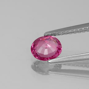 Spinello naturale viola da 0,74 ct, taglio ovale, VS-SI