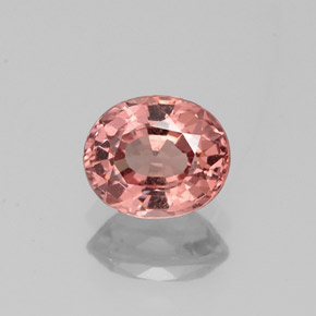 Spinello naturale rosa da 0,92 ct, taglio ovale, VS-SI