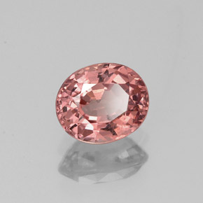 Spinello naturale rosa da 0,92 ct, taglio ovale, VS-SI