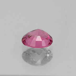 Spinello naturale rosa da 0,56 ct, taglio ovale, VVS-VS