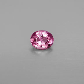 Spinello naturale rosa da 0,64 ct, taglio ovale, VVS