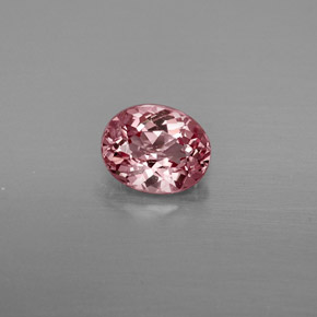 Spinello naturale rosa da 1,27 ct, taglio ovale, VS-SI