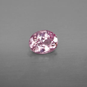 Spinello naturale rosa da 1,02 ct, taglio ovale, VS