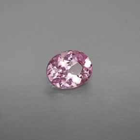 Spinello naturale rosa da 1,02 ct, taglio ovale, VS