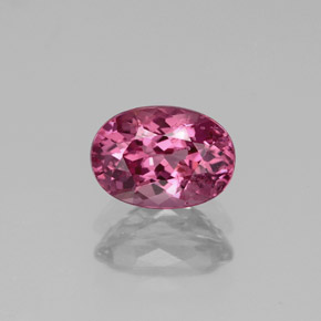 Spinello naturale rosa da 1,21 ct, taglio ovale, VS-SI