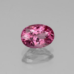 Spinello naturale rosa da 1,21 ct, taglio ovale, VS-SI