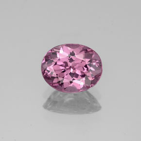 Spinello naturale rosa da 1,21 ct, taglio ovale, VVS