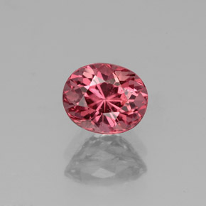Spinello naturale rosa da 1,24 ct, taglio ovale, SI
