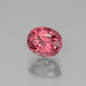 Spinello naturale rosa da 1,24 ct, taglio ovale, SI