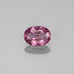 Spinello naturale rosa da 0,59 ct, taglio ovale, VVS-VS