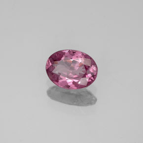 Spinello naturale rosa da 0,59 ct, taglio ovale, VVS-VS