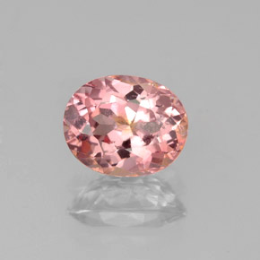 Spinello naturale rosa da 1,34 ct, taglio ovale, VS-SI
