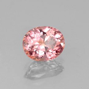 Spinello naturale rosa da 1,34 ct, taglio ovale, VS-SI