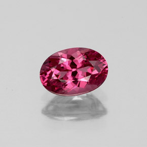 Spinello naturale rosa da 0,82 ct, taglio ovale, SI