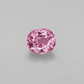 Spinello naturale rosa da 0,84 ct, taglio ovale, VVS-VS