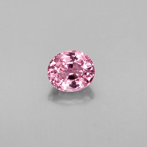 Spinello naturale rosa da 0,81 ct, taglio ovale, VVS-VS