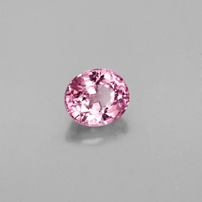 Spinello naturale rosa da 0,81 ct, taglio ovale, VVS-VS