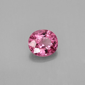 Spinello naturale rosa da 0,68 ct, taglio ovale, SI