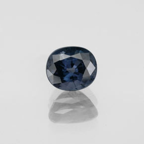 Spinello naturale blu da 1,06 ct, taglio ovale, VVS-VS