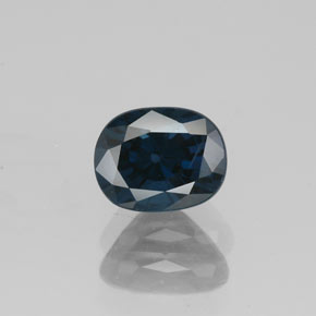 Spinello naturale blu da 1,13 ct, taglio ovale, VS