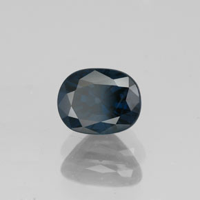 Spinello naturale blu da 1,13 ct, taglio ovale, VS