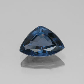 Spinello naturale blu da 1,39 ct, trillion, VVS-VS
