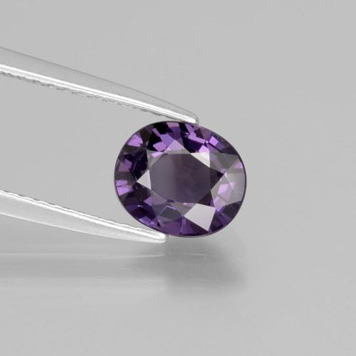 Spinello Violetta d'uva naturale da 1.27 ct, Taglio ovale, VS