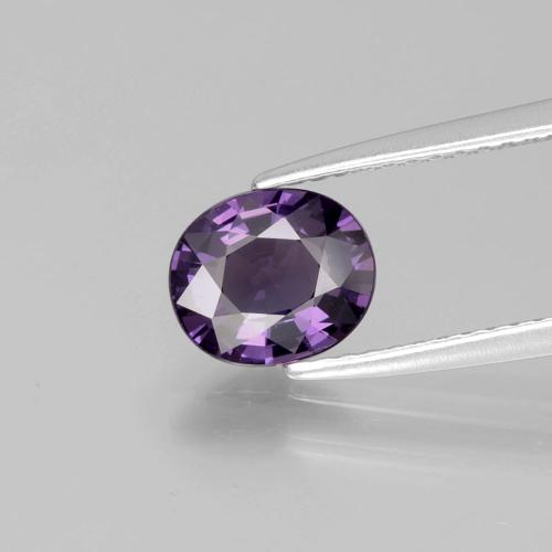 Spinello Violetta d'uva naturale da 1.27 ct, Taglio ovale, VS