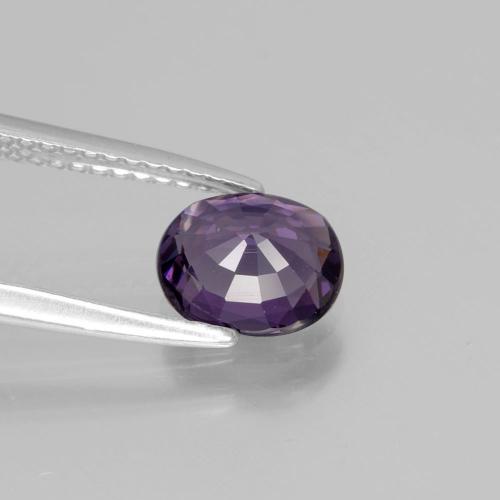 Spinello Violetta d'uva naturale da 1.27 ct, Taglio ovale, VS
